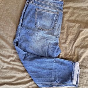 Supplies distressed boyfriend jeans size 16